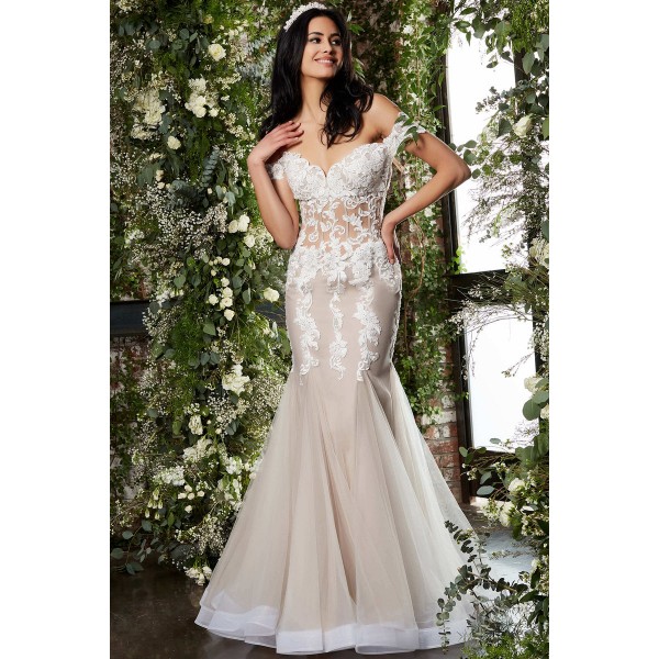 Sweetheart Embroidered Evening Gown By Jovani -02861