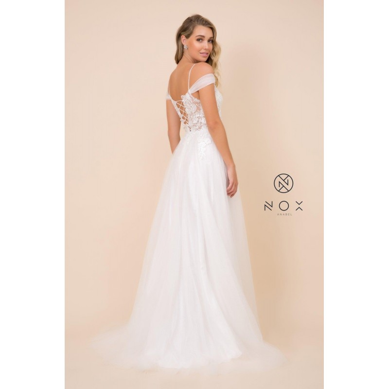 Long Wedding Gown Formal White