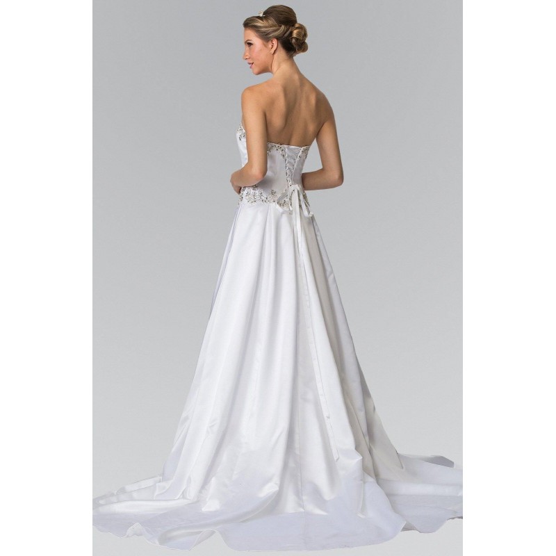 Long A-Line Wedding Dress