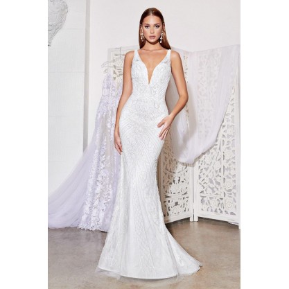 Long Formal Bridal Gown