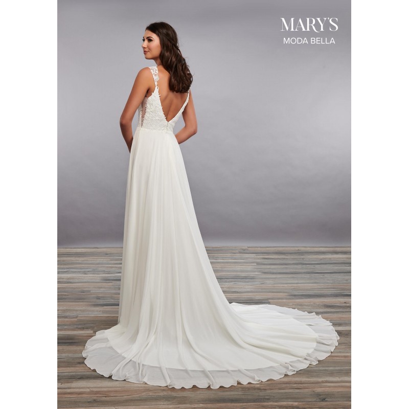Rachel Allan  Mary's Moda Bella Long Wedding Dress
