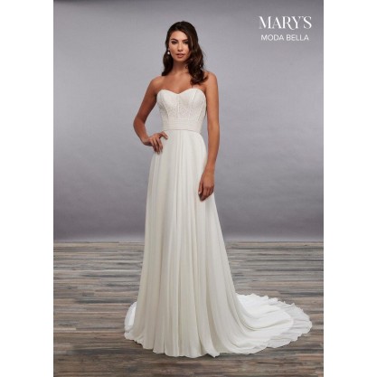 Rachel Allan  Long Strapless Wedding Dress Plus Size
