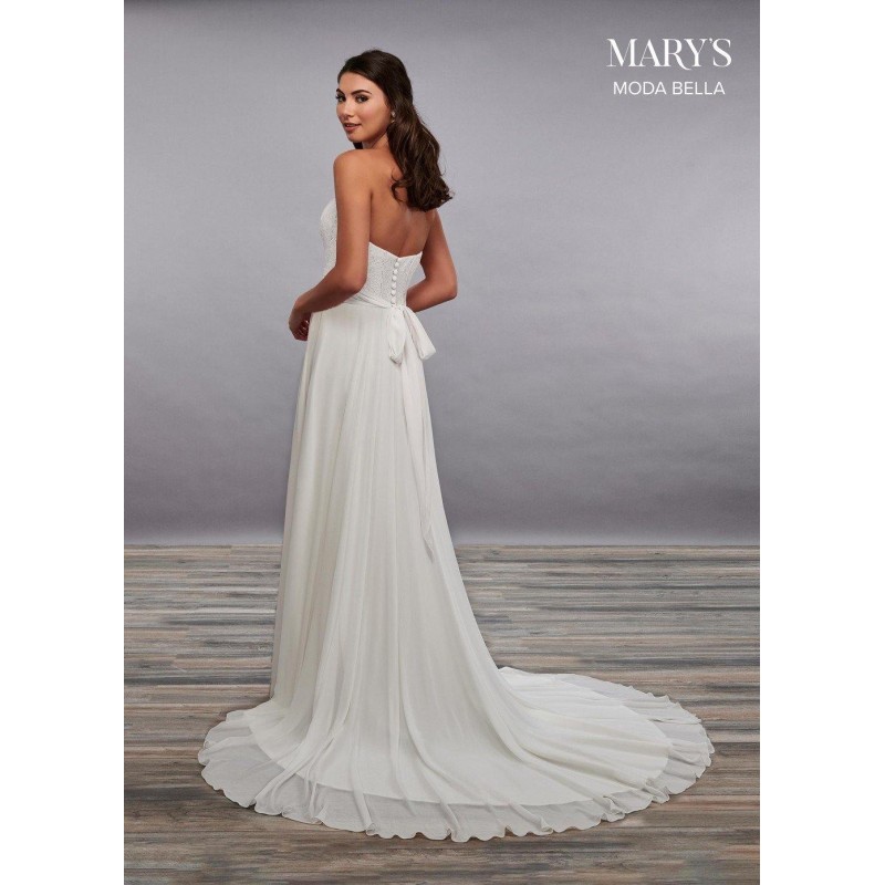 Rachel Allan  Long Strapless Wedding Dress Plus Size