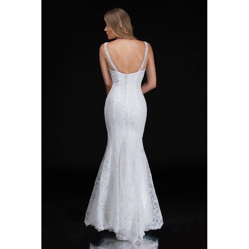 Nina Canacci Long Formal  Mermaid Wedding Gown 5142