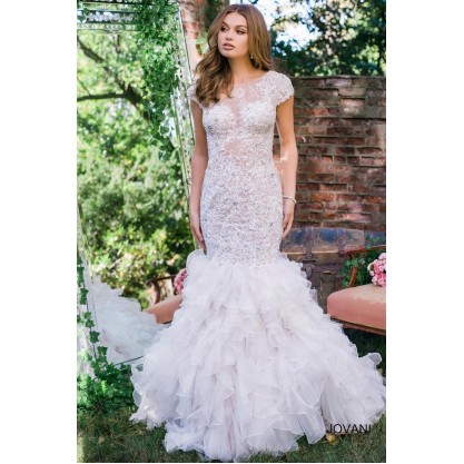 Jovani Mermaid Long Wedding Dress JB39511