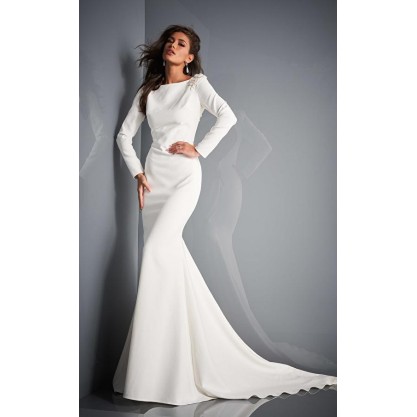 Jovani Long Sleeve Wedding Dress JB2508