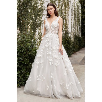 Sleeveless Long Wedding Gown Sale