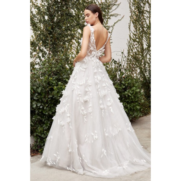 Sleeveless Long Wedding Gown Sale
