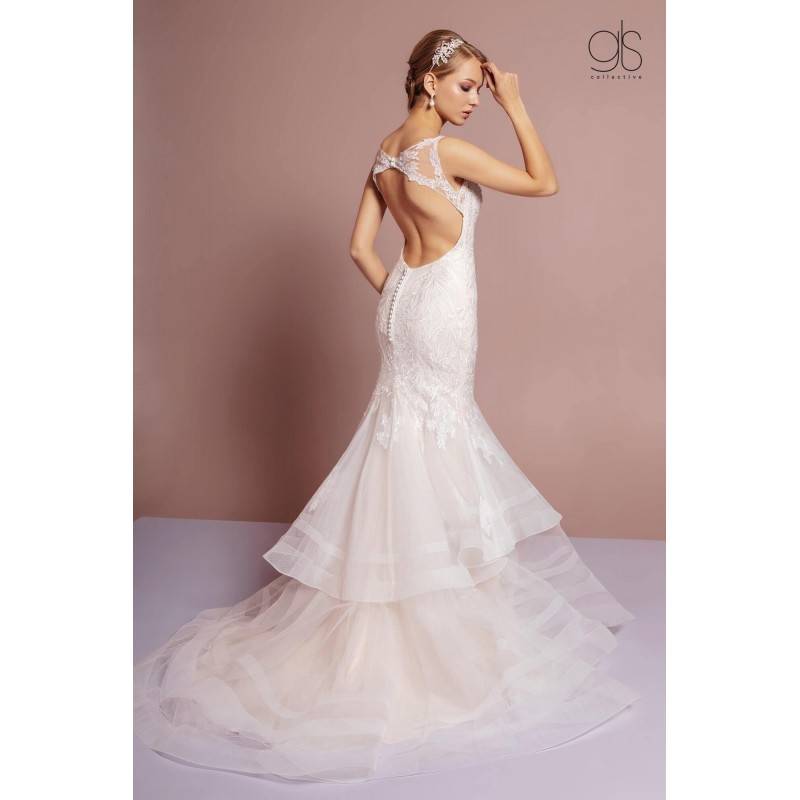 Long Formal Layered Bridal Gown Sale