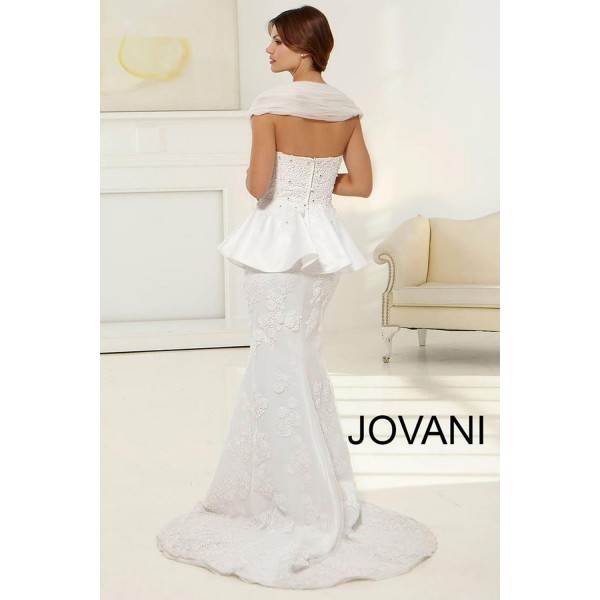 Jovani Long Simple Wedding Dress JB78140