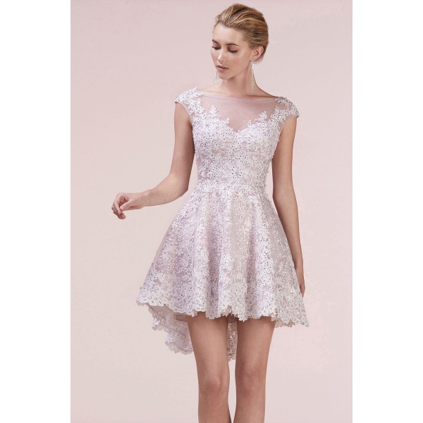 Reception Lace Cocktail Dress by Andrea and Leo -A0588
