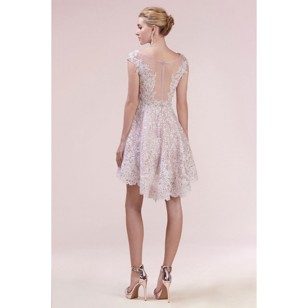 Reception Lace Cocktail Dress by Andrea and Leo -A0588