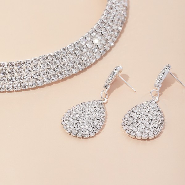 Shining Alloy/Rhinestones Ladies' Jewelry Sets