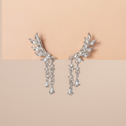 Shining Alloy/Rhinestones Ladies' Earrings