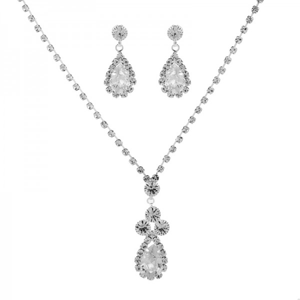 Elegant Rhinestones/Zircon With Rhinestone Ladies' Jewelry Sets