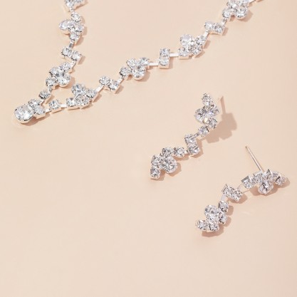 Elegant Alloy/Copper With Rhinestone Ladies' Jewelry Sets