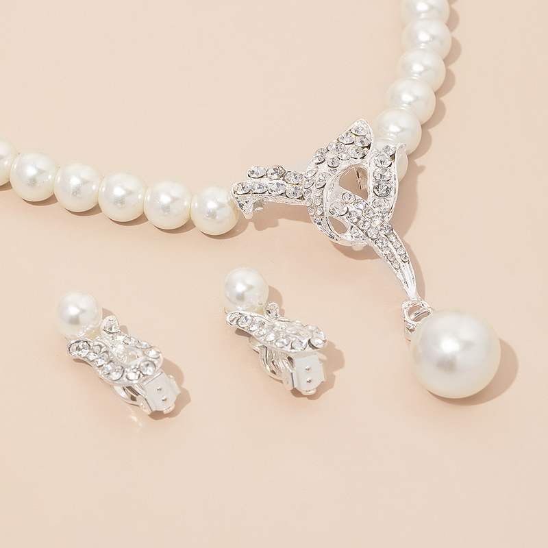 Hottest Alloy With Pearl/Rhinestone Jewelry Sets