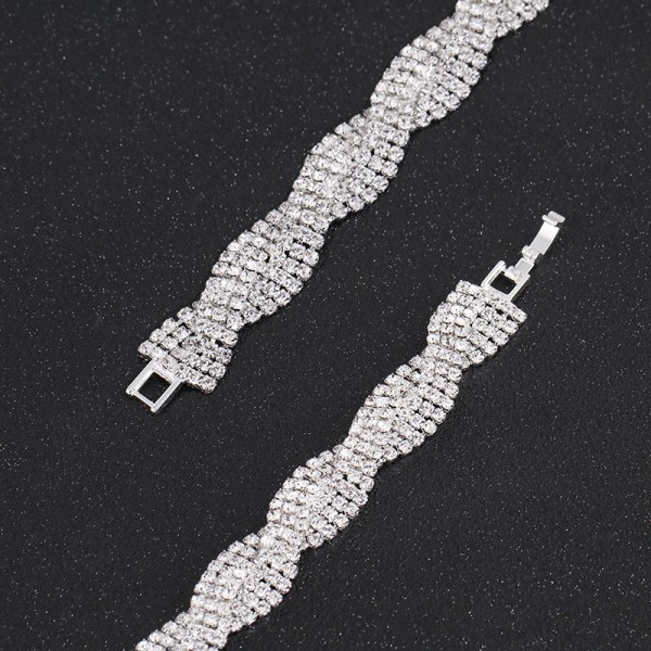 Ladies' Beautiful Alloy/Rhinestones Bracelets