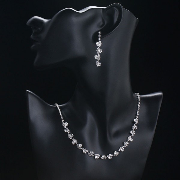 Ladies' Elegant Alloy/Rhinestones Jewelry Sets