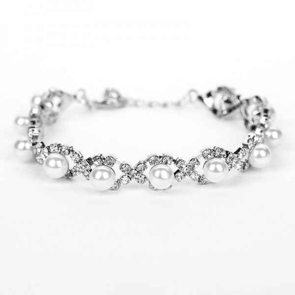 Ladies' Elegant/Beautiful/Classic Alloy/Imitation Pearls Bracelets
