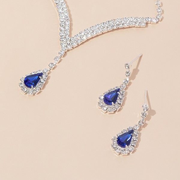 Gorgeous Alloy/Rhinestones Ladies' Jewelry Sets