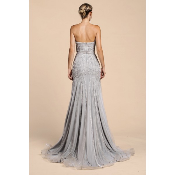 Starlight Strapless Mermaid Gown by Andrea and Leo -A0261