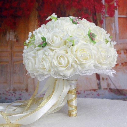 Satin Bridal Bouquets/Bridesmaid Bouquets -