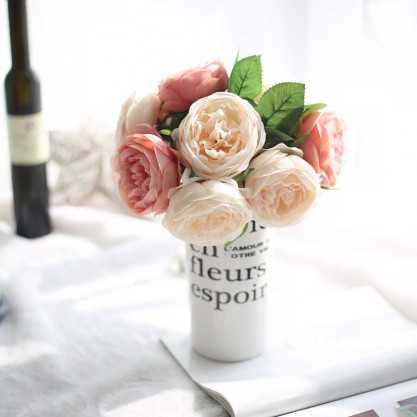 Unique Sunflower Round Satin Bridal Bouquets -