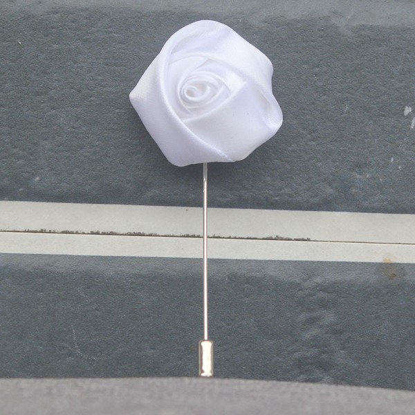 Romantic Satin Boutonniere (Sold in a single piece) -