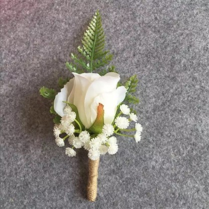 Classic Cloth Boutonniere (Sold in a single piece) -