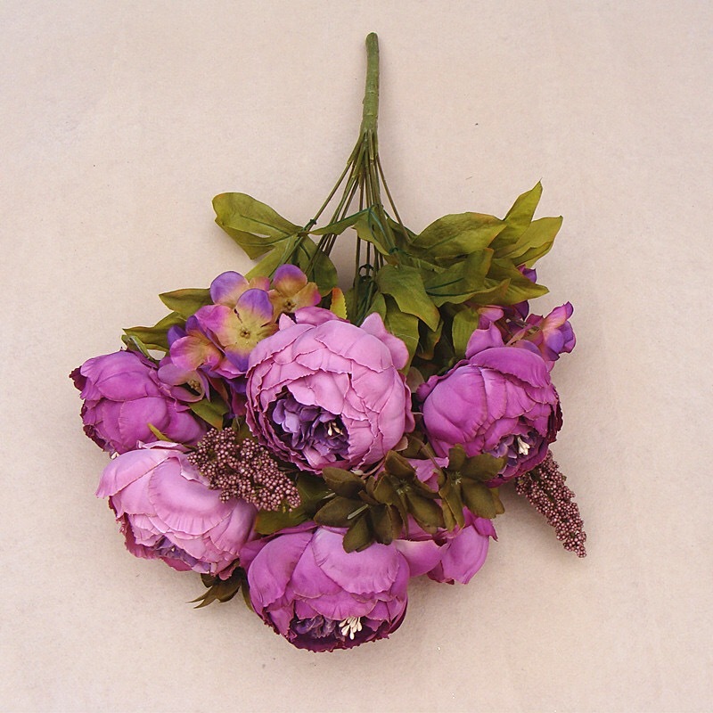 Elegant Free-Form Silk Flower Decorations/Wedding Table Flowers -