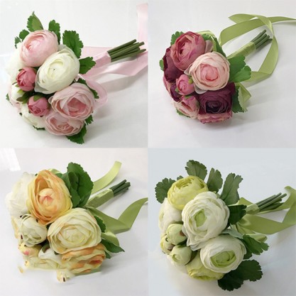Vivifying Round Bridesmaid Bouquets -