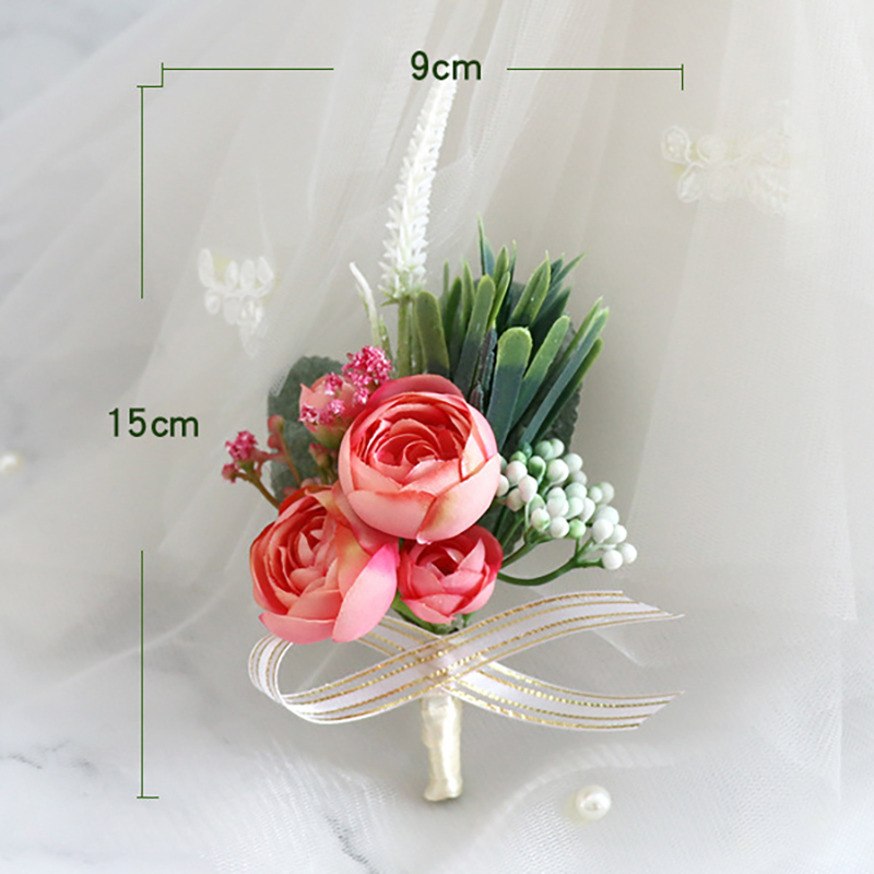 Pretty/Fancy/Fascinating/Graceful Cloth/Metal/Silk Flower/Plastic Boutonniere -