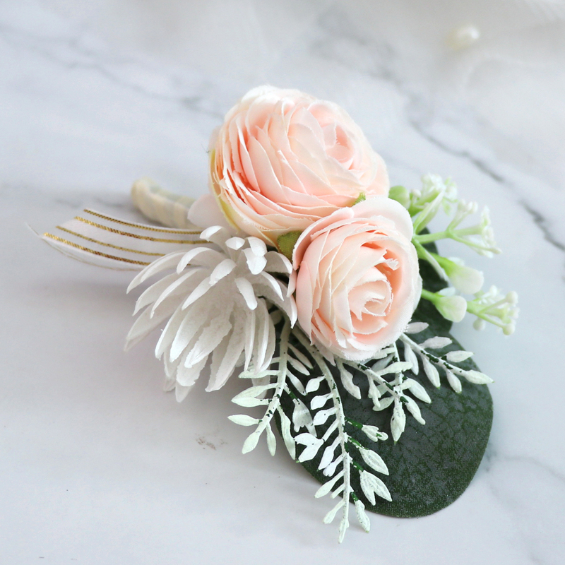 Elegant/Fascinating Hand-tied Silk Flower Boutonniere - Boutonniere
