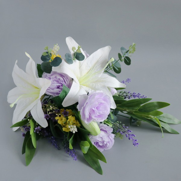 Elegant/Fascinating/Blooming Round Silk Flower Bridal Bouquets - Bridal Bouquets