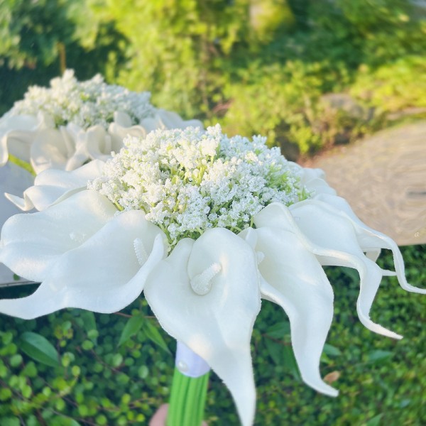 Elegant/Fascinating/Dreamlike Round Simulation PU Materials/Plastic/Artificial Flower Bridal Bouquets -