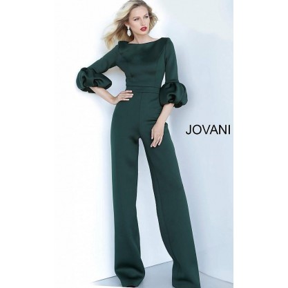 Jovani Long Sleeve Formal Evening Jumpsuit 1227