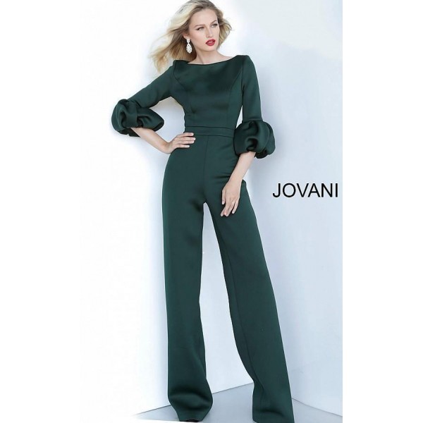 Jovani Long Sleeve Formal Evening Jumpsuit 1227