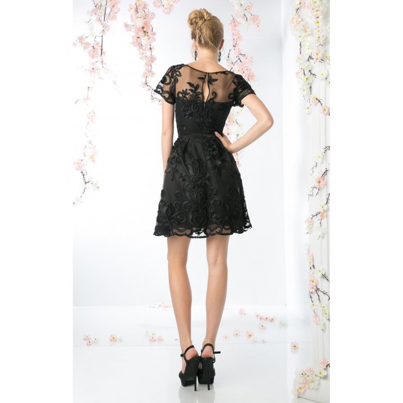 Lace Short Dress by Cinderella Divine -CF027
