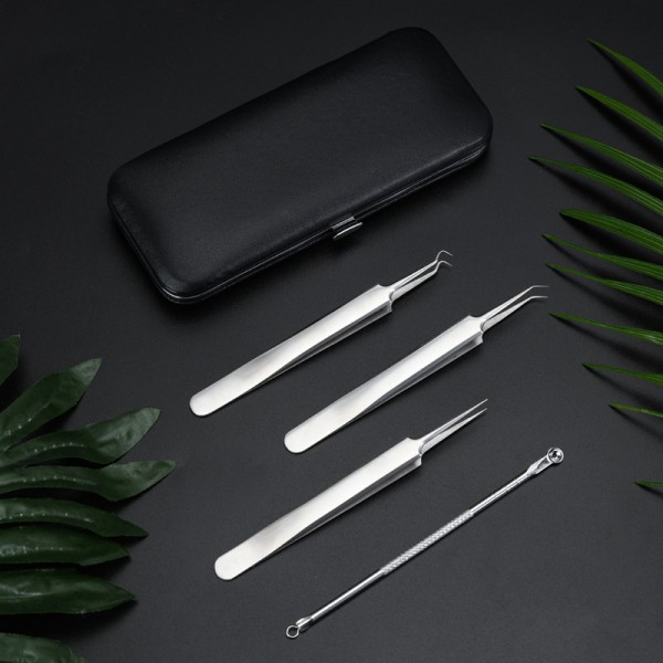 Metal PU Leather Beauty Tools Facial Cleansing Tools