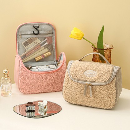 Suede Microfiber Beauty Accessories Makeup Bags & Travel Cases
