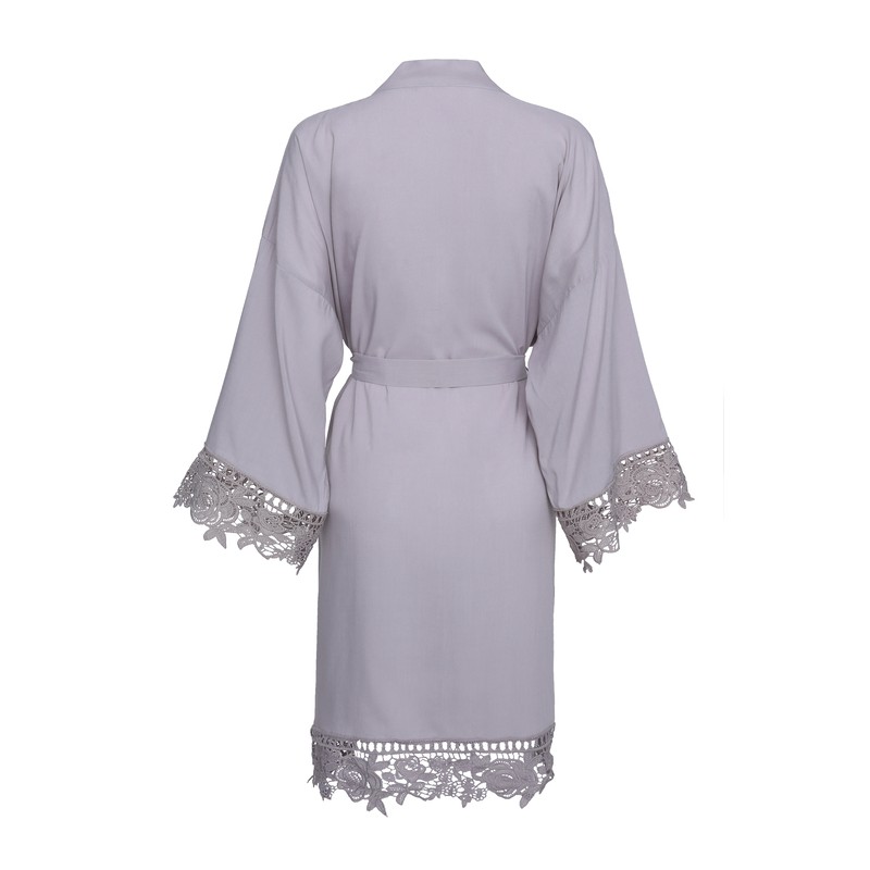 Lace Bride Bridesmaid Blank Robes Lace Robes