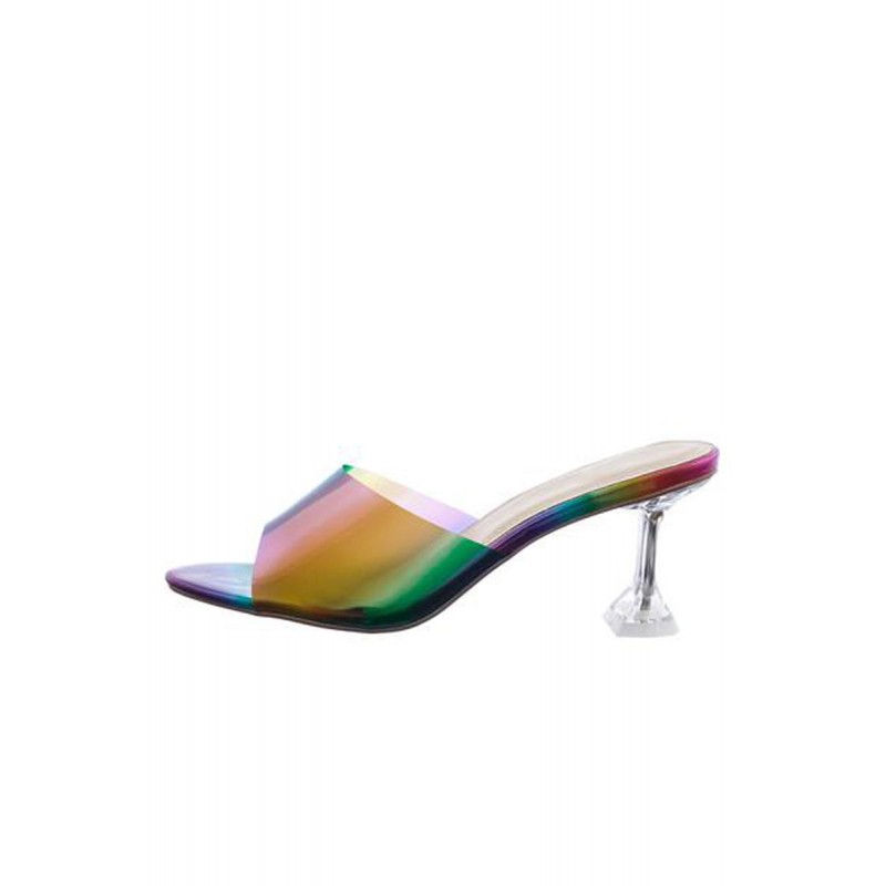 Water04 Rainbow Women's Heel