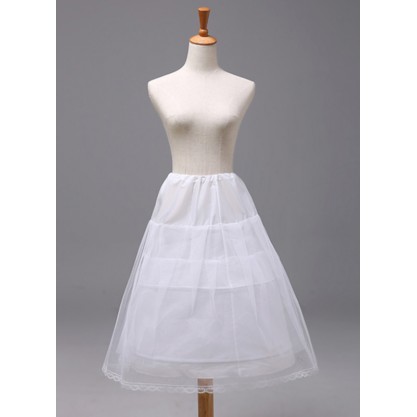 Girls Polyester 2 Tiers Petticoats