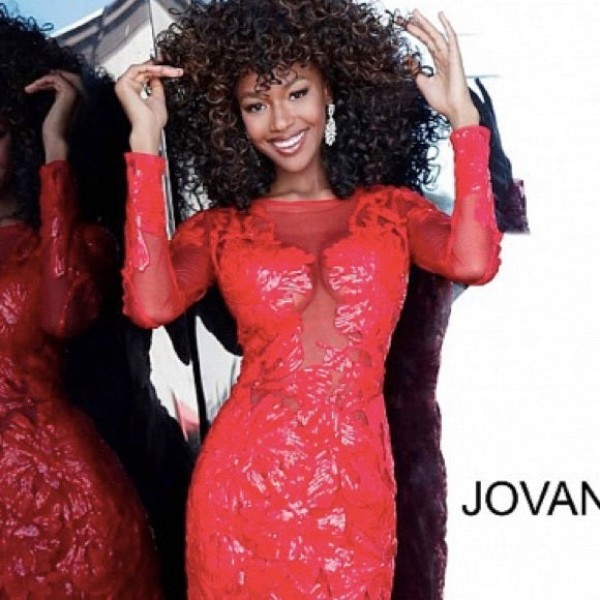 Jovani Long Sleeve Short Prom Dress 62811