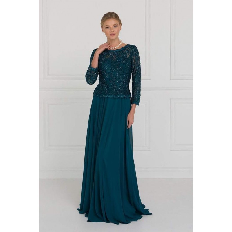 Long Mother of the Bride Dress Formal Gown