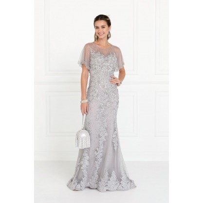 Long Dress Formal Evening All Lace Gown