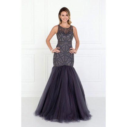 Prom Long Sequins Formal Homecoming Trumpet Gown