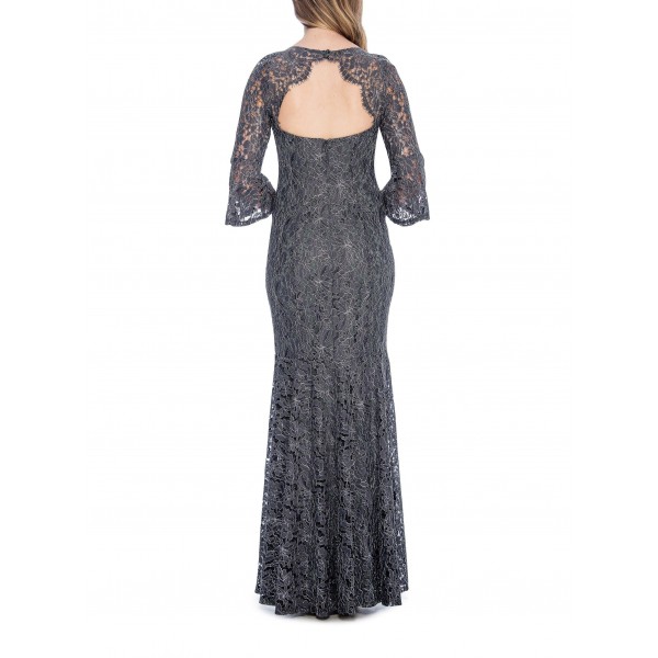 Decode 1.8 Bell Sleeve Long Formal Lace Dress Plus Size