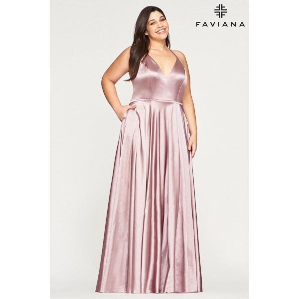 Faviana 9469 Prom Long Formal Plus Size Dress